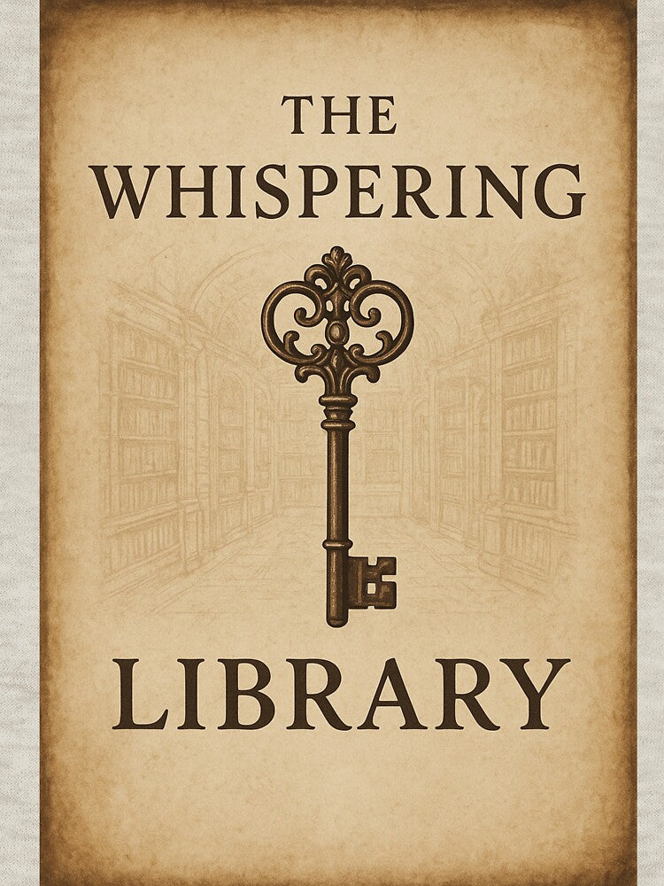 The Whispering Library – Dark Academia Aesthetic  Vintage Scholar Design  Classic Literature & Gothic Academia Gift by Ditstyle