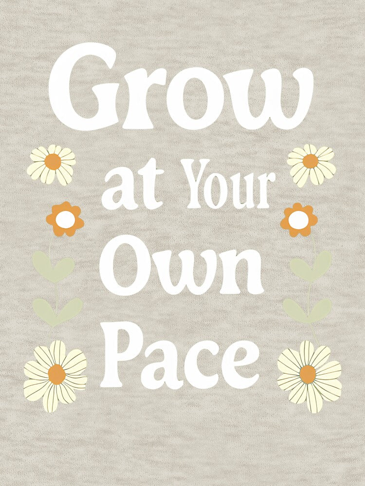 Retro Floral Quote by Napxcha