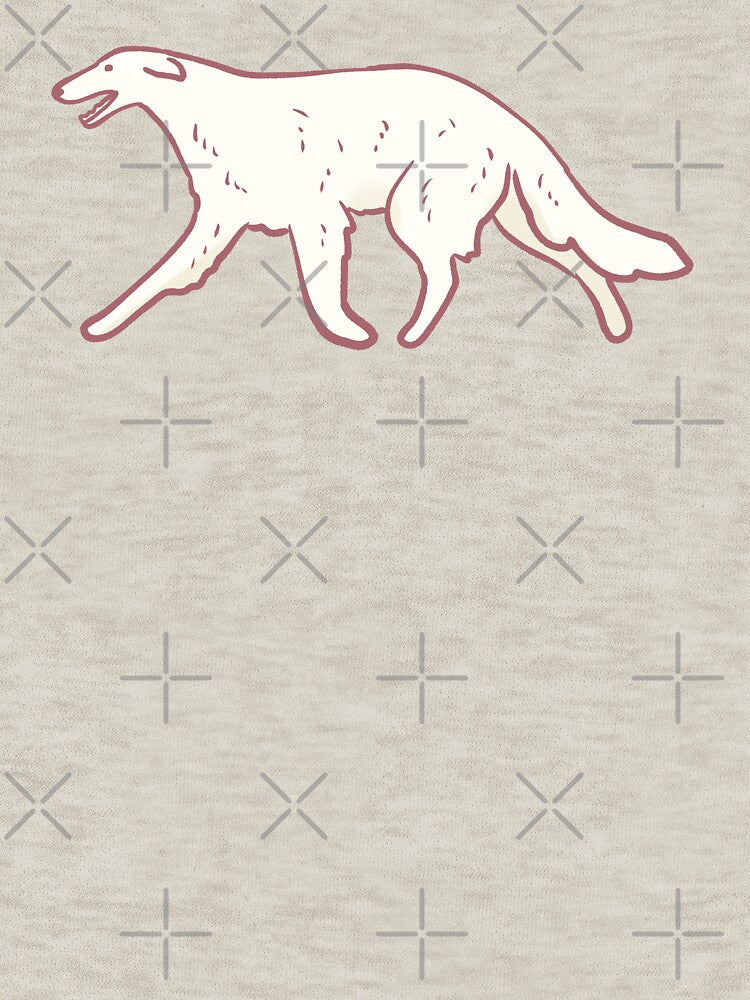 borzoi dog by Mayarart
