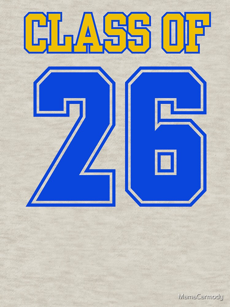 Class of 2026 Varsity Design with color by MamaCarmody