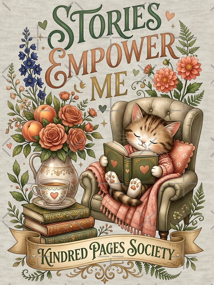 Stories Empower Me Cozy Reader Cat Book Tok by Sovereign Supply Co.