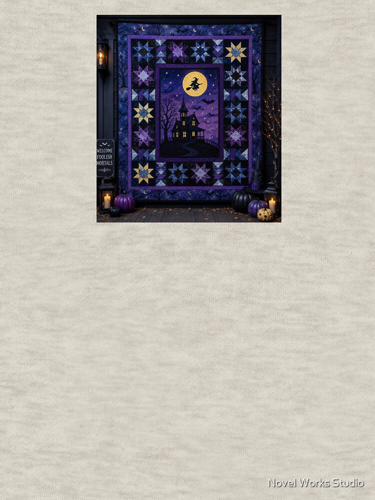 Spooky Night — Halloween Quilt Art by Novel Works Studio