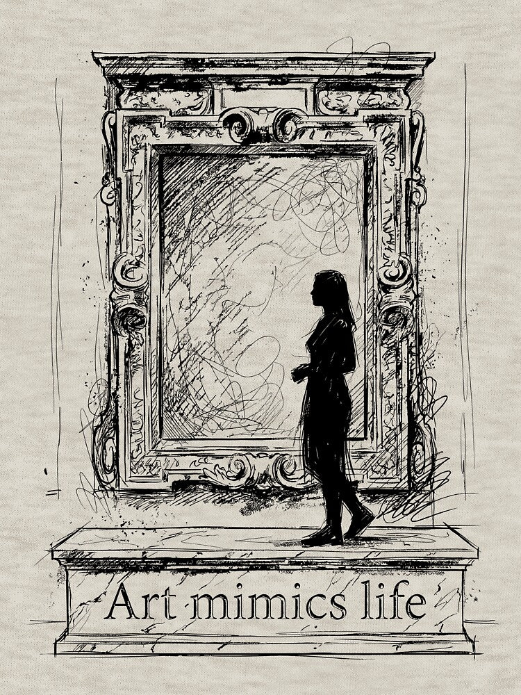 Museum Gallery Muse - Dark Academia Girl by bapupa