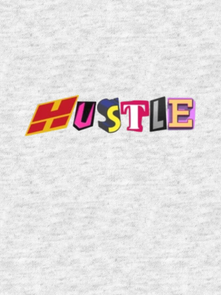 Hustle Colorful Ransom Letter by RokenrolTEXT