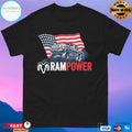 Ram Truck Rampower Patriotic American Automotive Pride Shirt