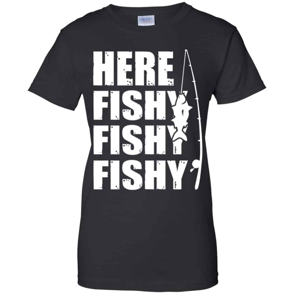 Here Fishy Fishy Fishy Fishing Shirt, Hoodie, Tank