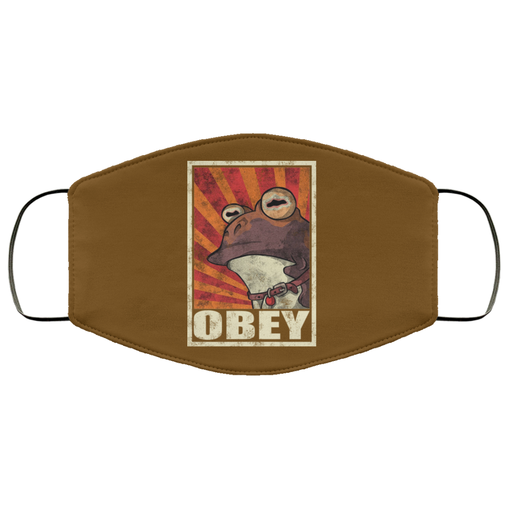 Obey The Hypnotoad Face Mask