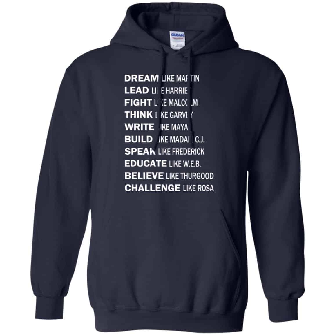 Dream Like Martin Lead Like Harriet Fight Like Malcolm Shirt, Hoodie, Tank