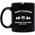 Bob Ross Happy Planting Michigane State Parks DNR Mug