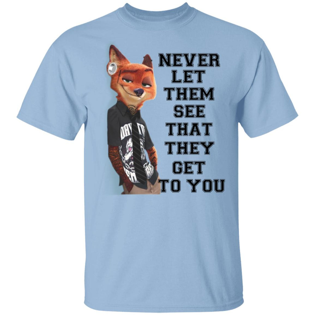 Never Let Them See That They Get To You Nick Wilde Shirt, Hoodie, Tank