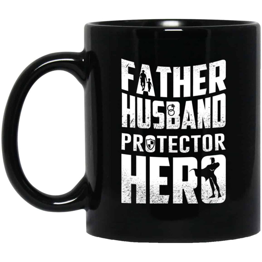 Father Husband Protector Hero Mug