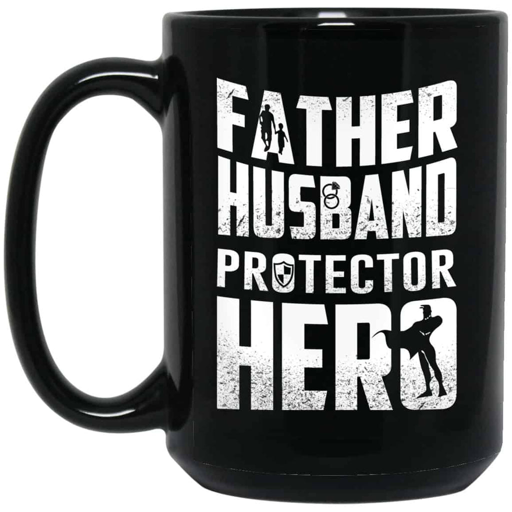 Father Husband Protector Hero Mug