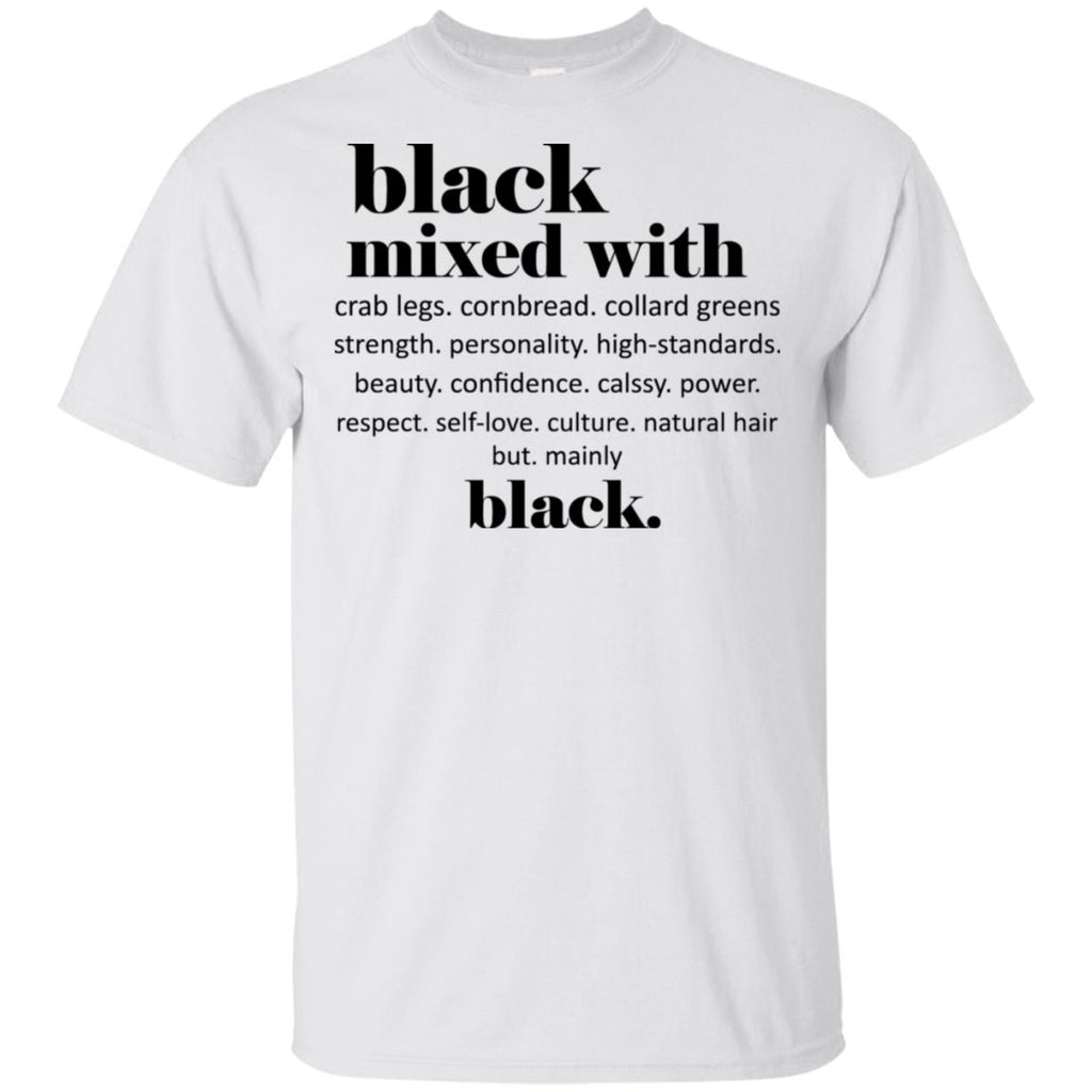 Black Mixed With Crab Legs Cornbread Collard Greens Strength T-Shirts, Hoodie, Tank