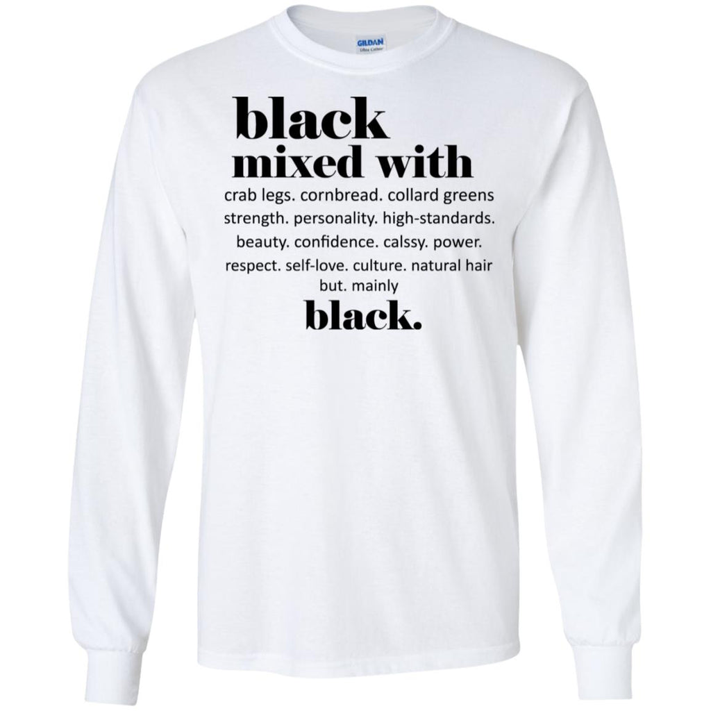Black Mixed With Crab Legs Cornbread Collard Greens Strength T-Shirts, Hoodie, Tank