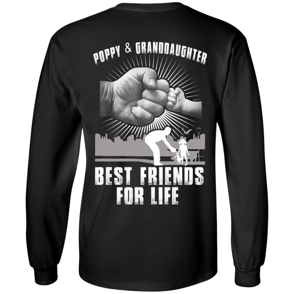 Poppy And Granddaughter Best Friends For Life T-Shirts, Hoodie, Tank