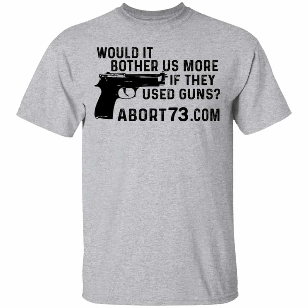 Would It Bother Us More if They Used Guns Shirt, Hoodie, Tank