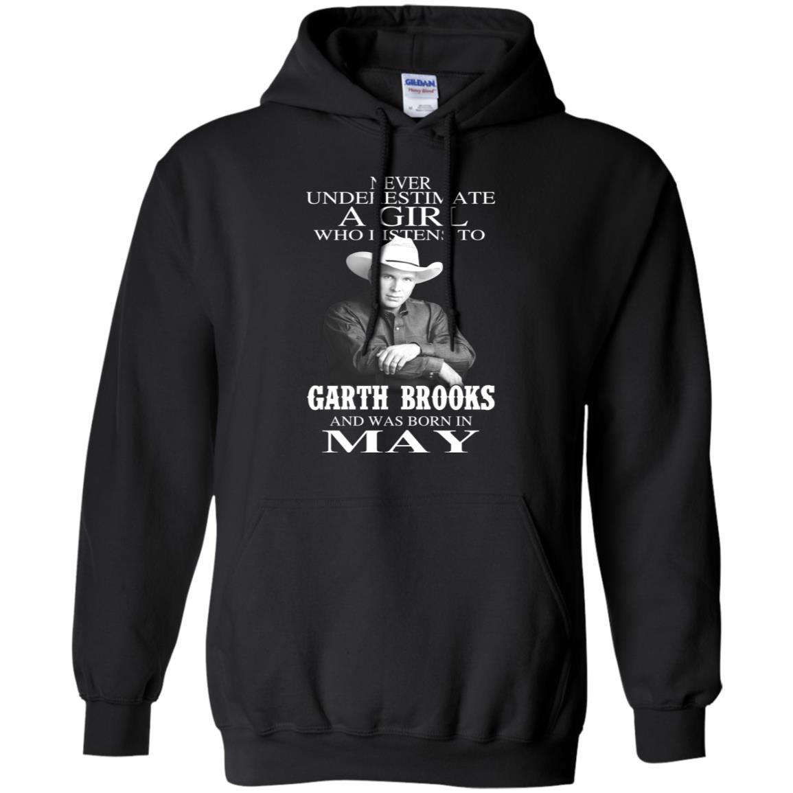A Girl Who Listens To Garth Brooks And Was Born In May T-Shirts, Hoodie, Tank