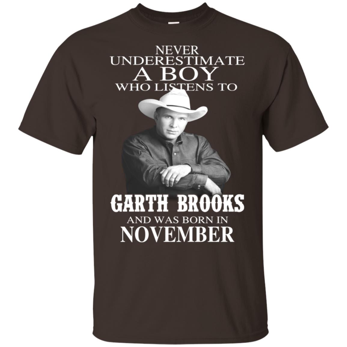 A Boy Who Listens To Garth Brooks And Was Born In November T-Shirts, Hoodie, Tank