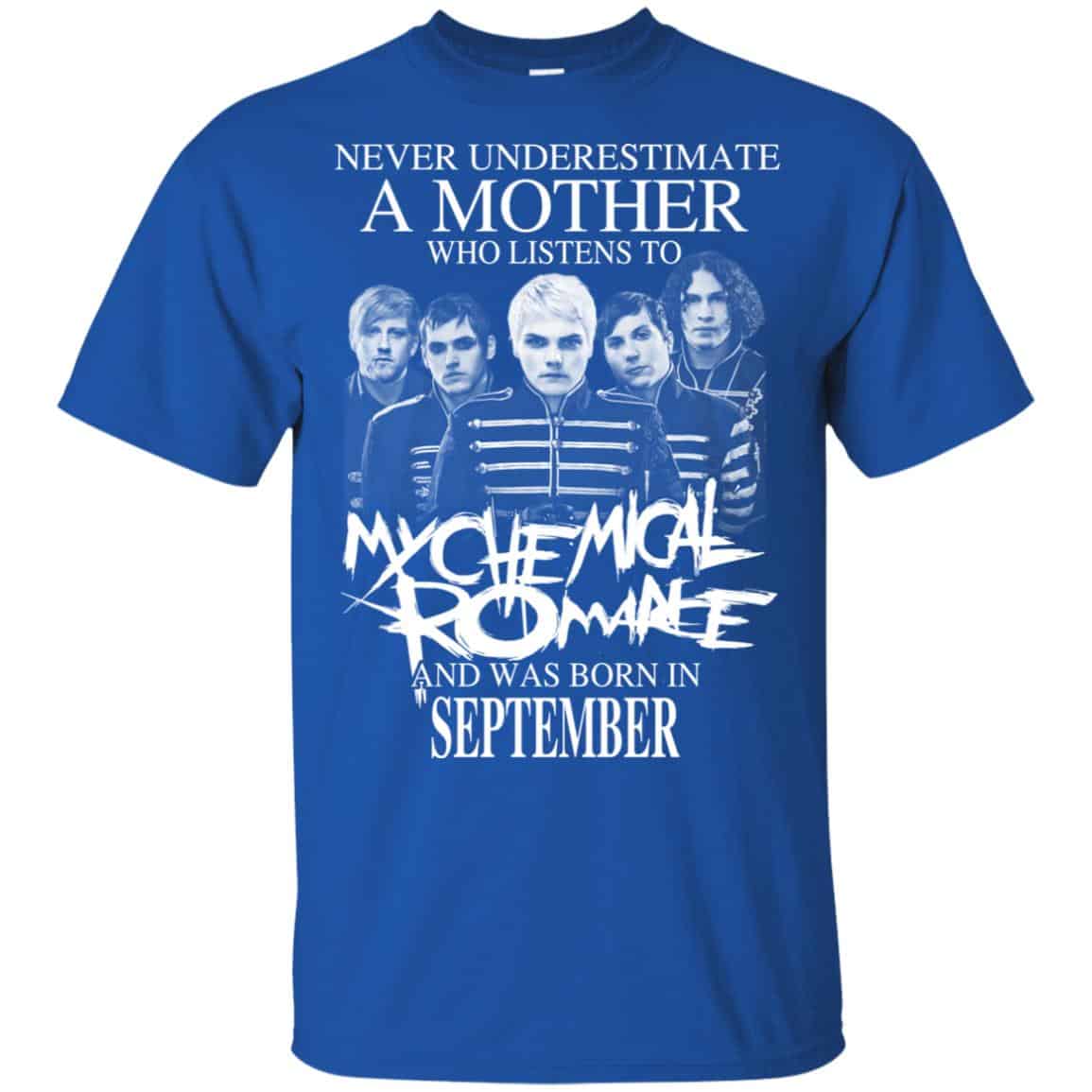 A Mother Who Listens To My Chemical Romance And Was Born In September T-Shirts, Hoodie, Tank