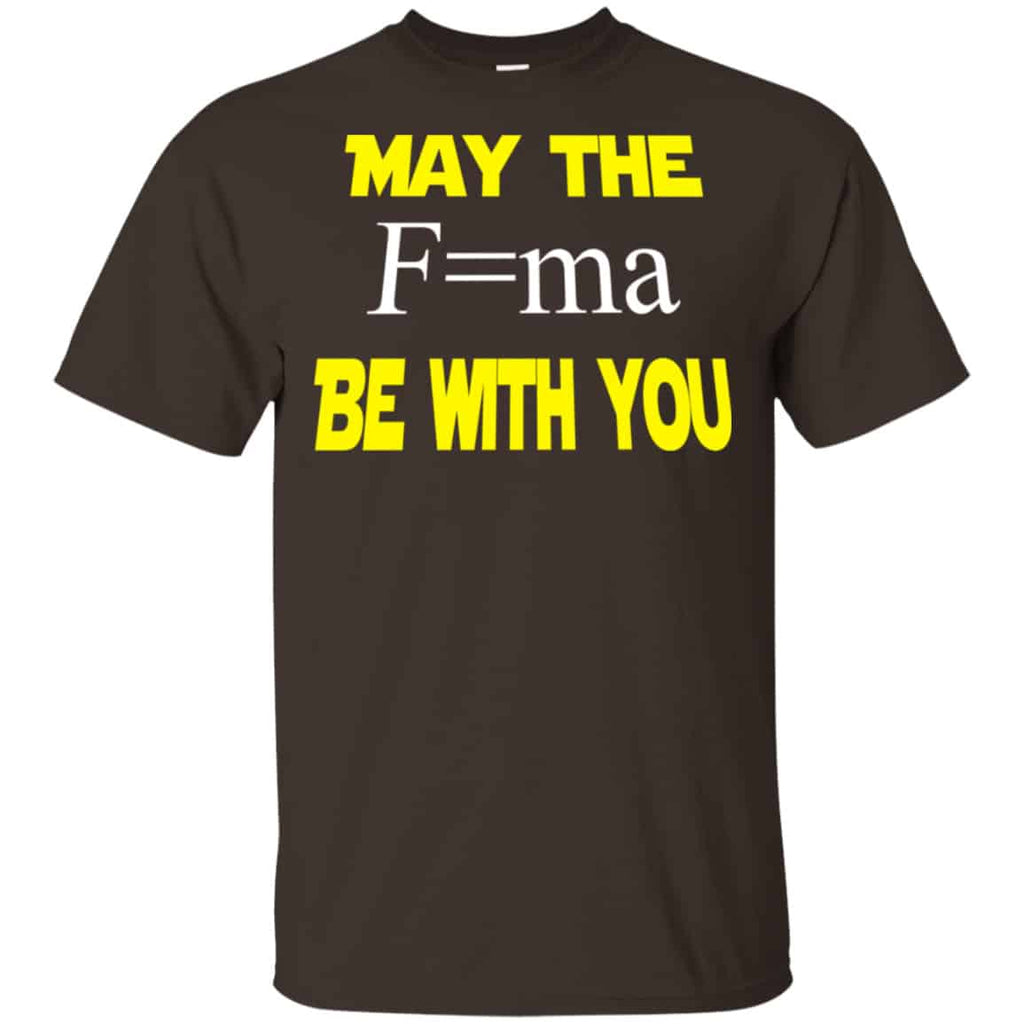 May The Mass Times Acceleration Be With You Shirt, Hoodie, Tank