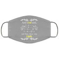 God Said Maxwell Equations Christian Physics Nerd Face Mask