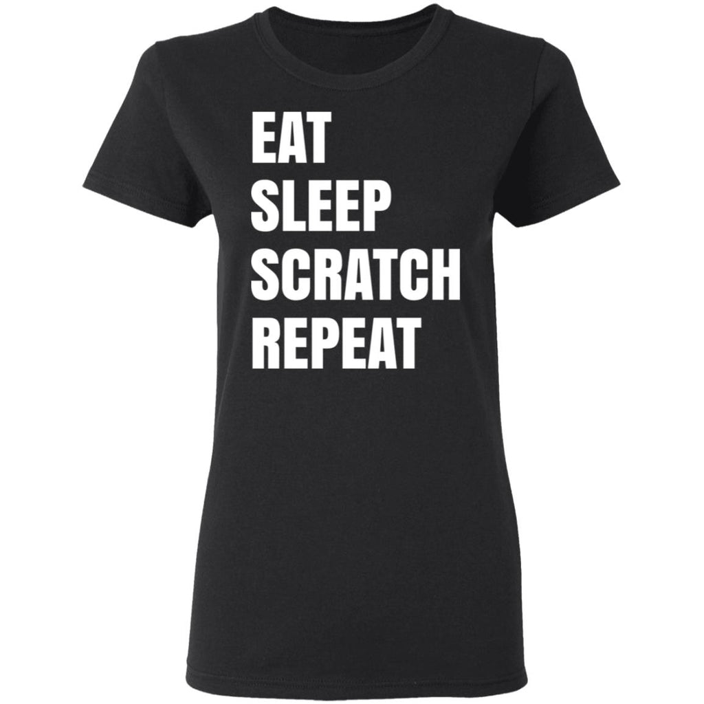 Eat Sleep Scratch Repeat Shirt, Hoodie, Tank