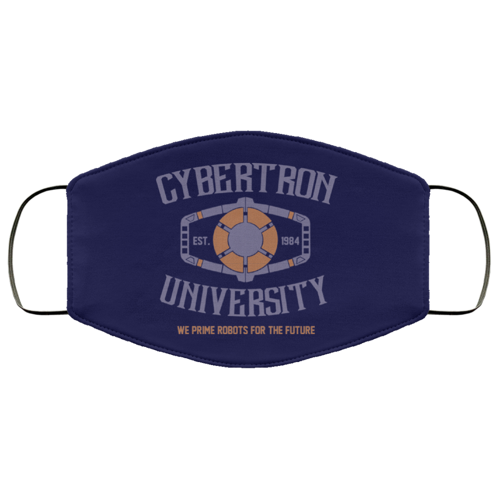 Cybertron University 1984 We Prime Robots For The Future Face Mask