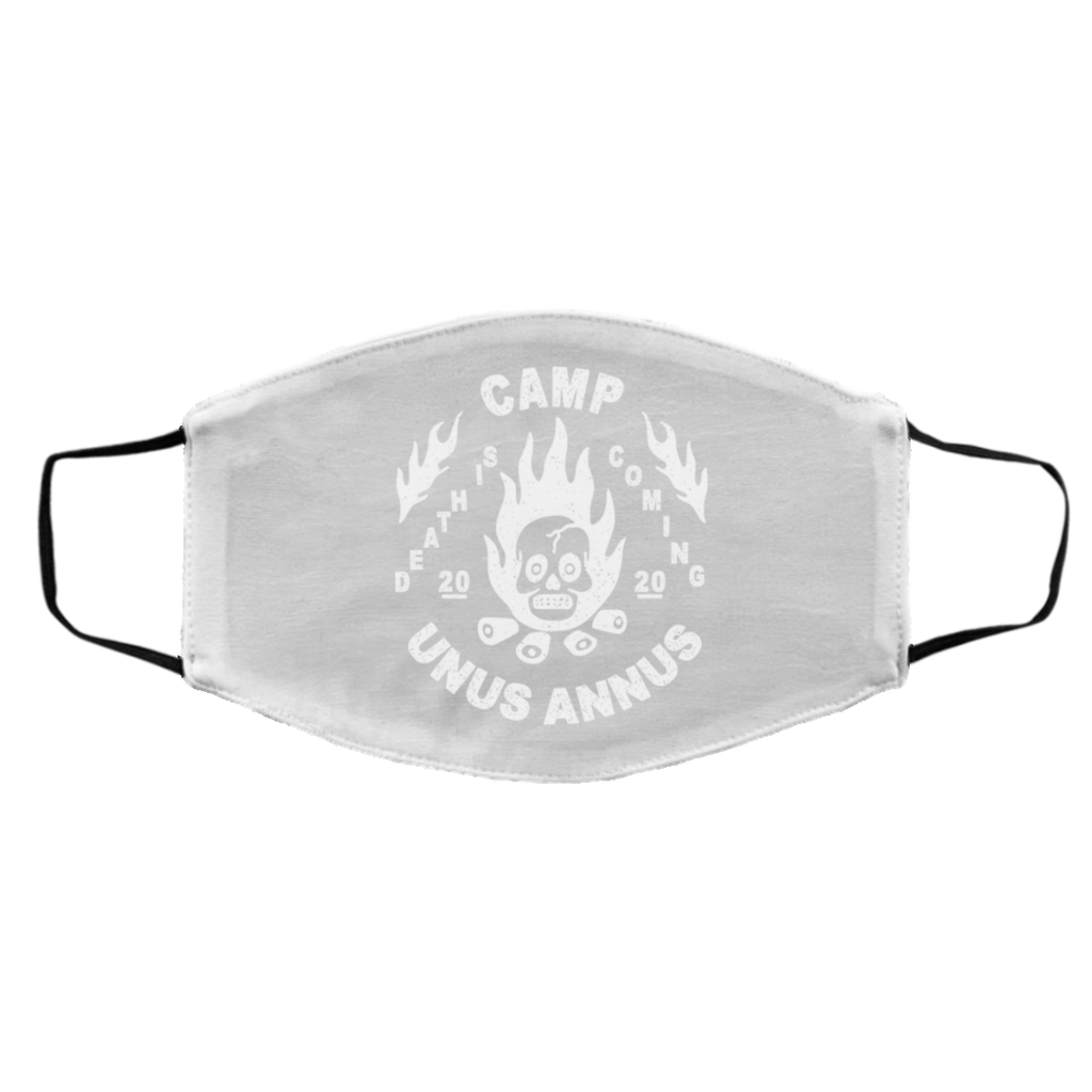 Camp Unus Annus 2020 Death Is Coming Face Mask