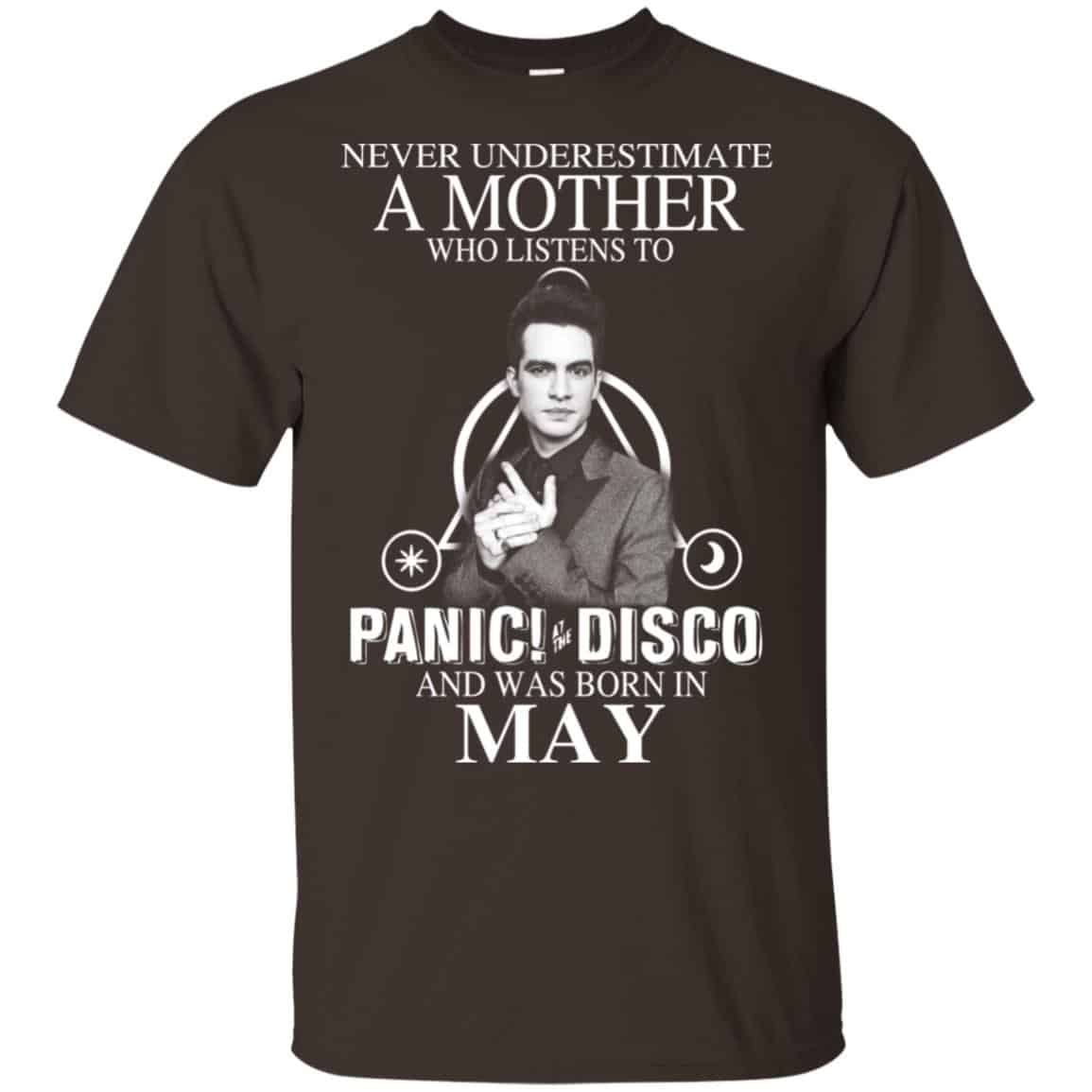 A Mother Who Listens To Panic at the Disco And Was Born In May T-Shirts, Hoodie, Tank