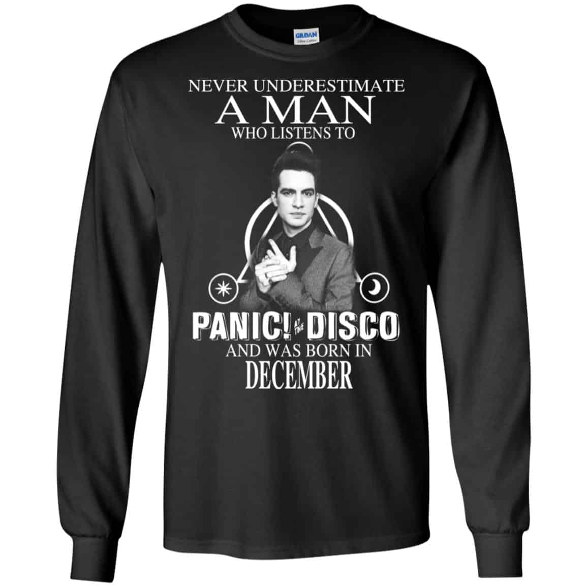 A Man Who Listens To Panic at the Disco And Was Born In December T-Shirts, Hoodie, Tank