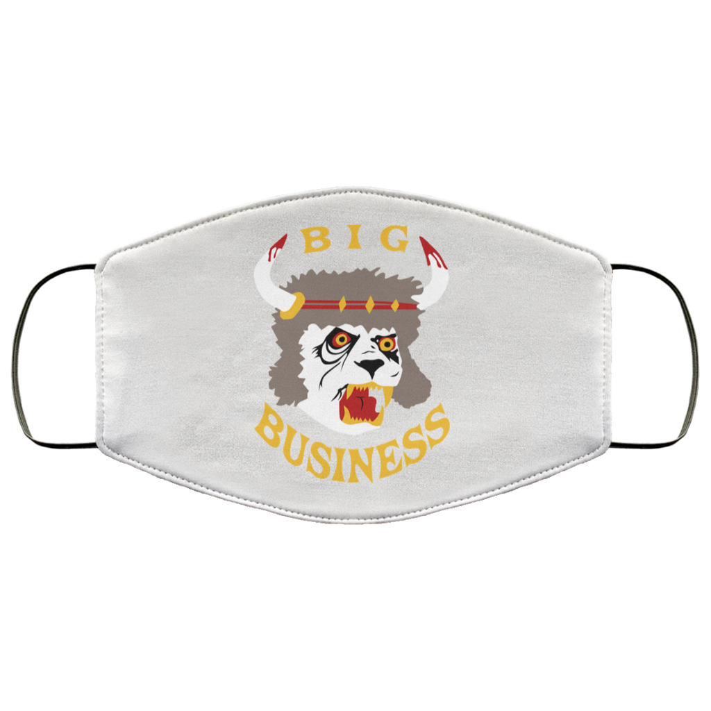 Big Business Official Merch Horns Face Mask