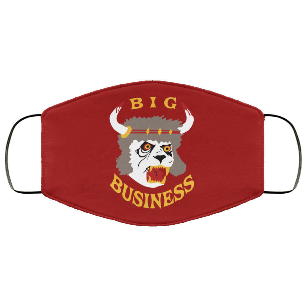 Big Business Official Merch Horns Face Mask