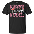 First Grade Flock Flamingo Shirt, Hoodie, Tank