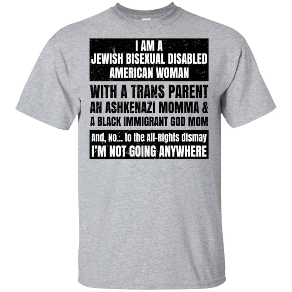 I Am A Jewish Bisexual Disabled American Woman T-Shirts, Hoodie, Tank