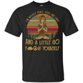 Yoga I’m Mostly Peace Love And Light And A Little Go Fuck Yourself Shirt, Hoodie, Tank