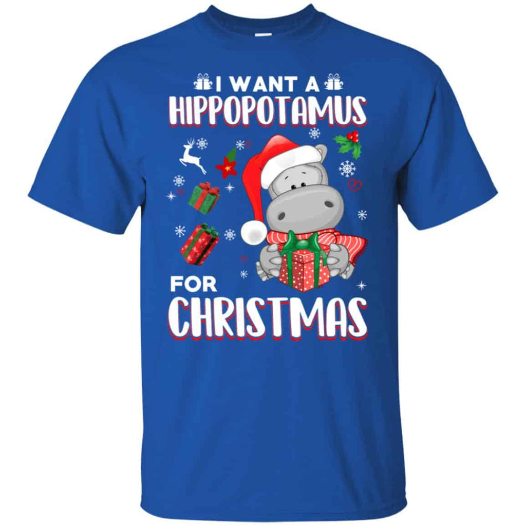 I Want A Hippopotamus For Christmas T-Shirts, Hoodie, Tank