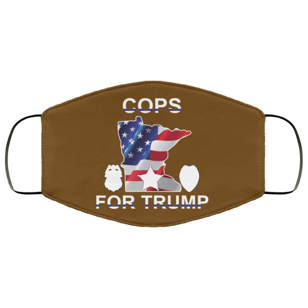 Cops For Donald Trump 2020 To President Face Mask