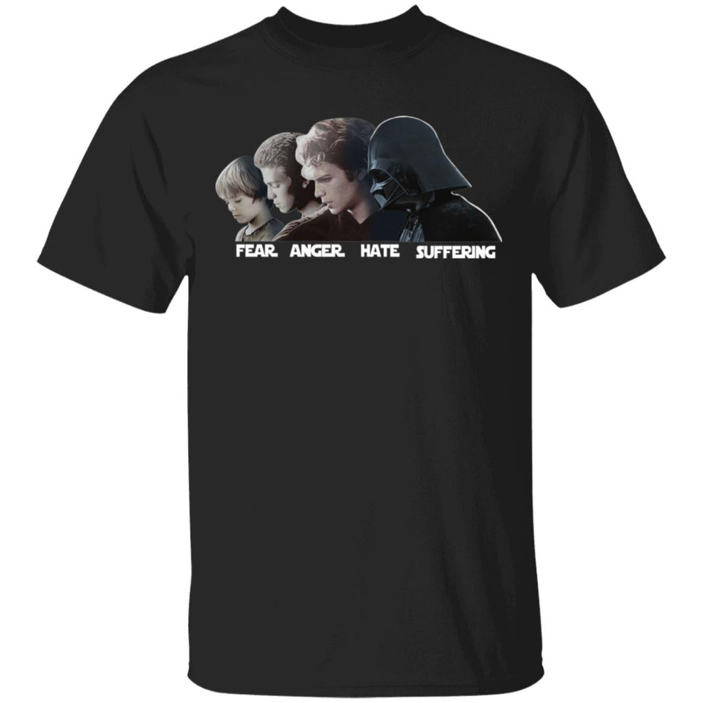 Fear Anger Hate Suffering Shirt, Hoodie, Tank