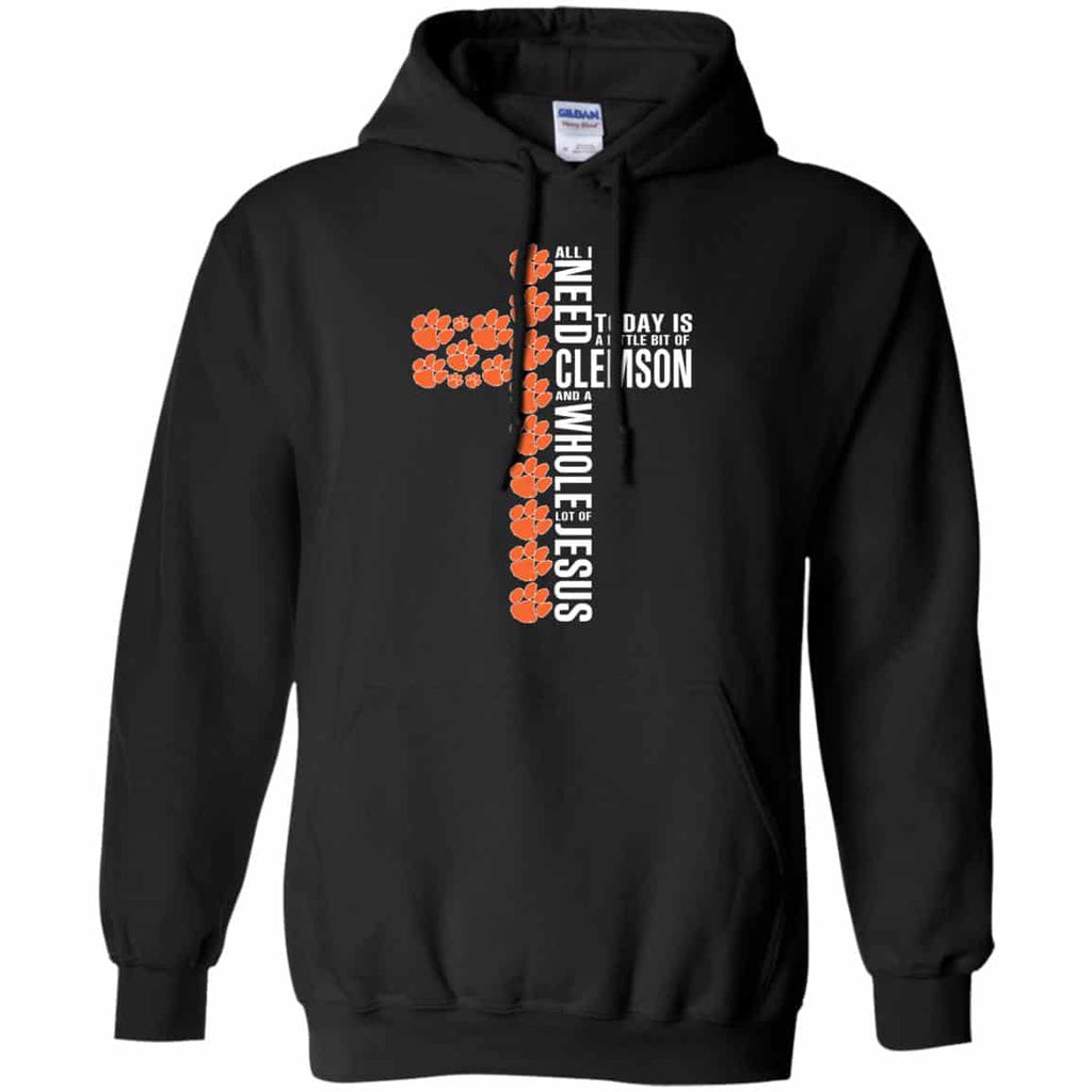 Jesus: All I Need Is A Little Bit Of Clemson Tigers And A Whole Lot Of Jesus T-Shirts, Hoodie, Tank