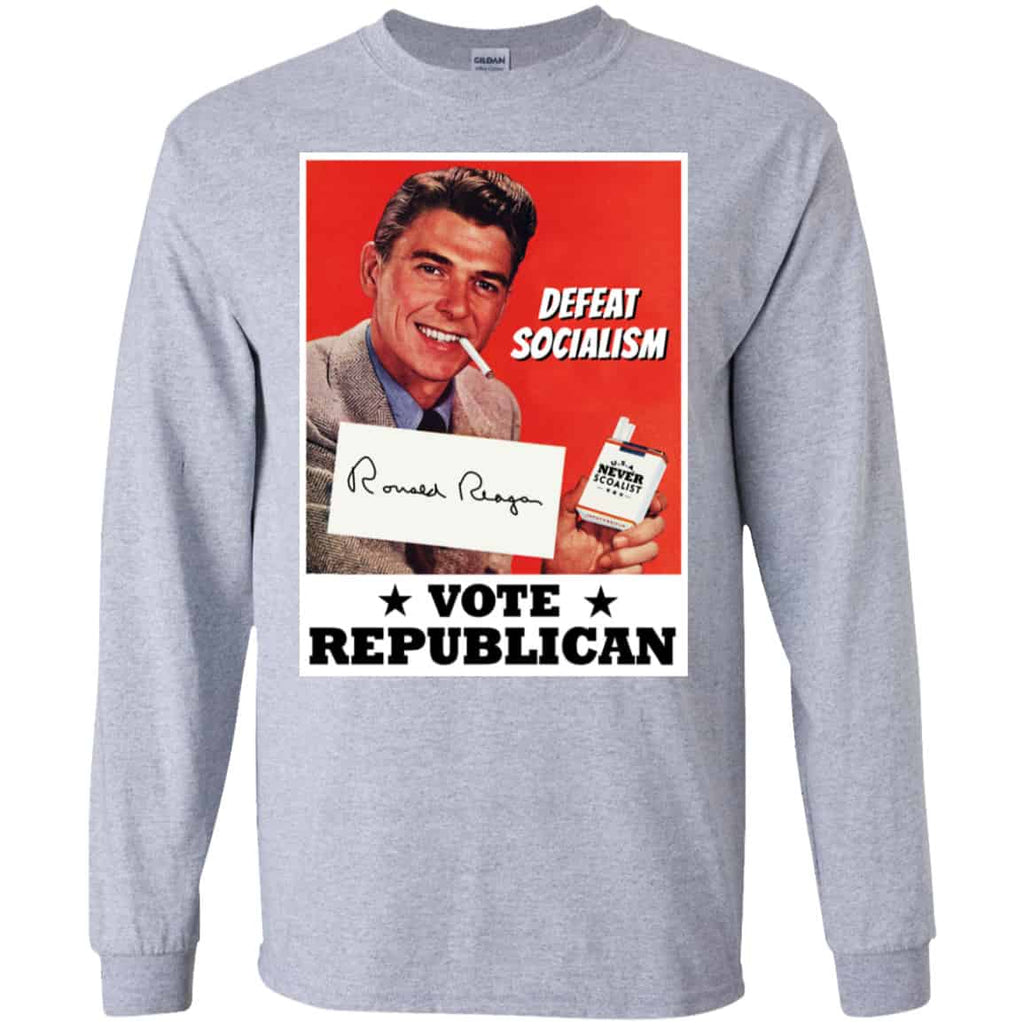Defeat Socialism Vote Republican Ronald Reagan Shirt, Hoodie, Tank