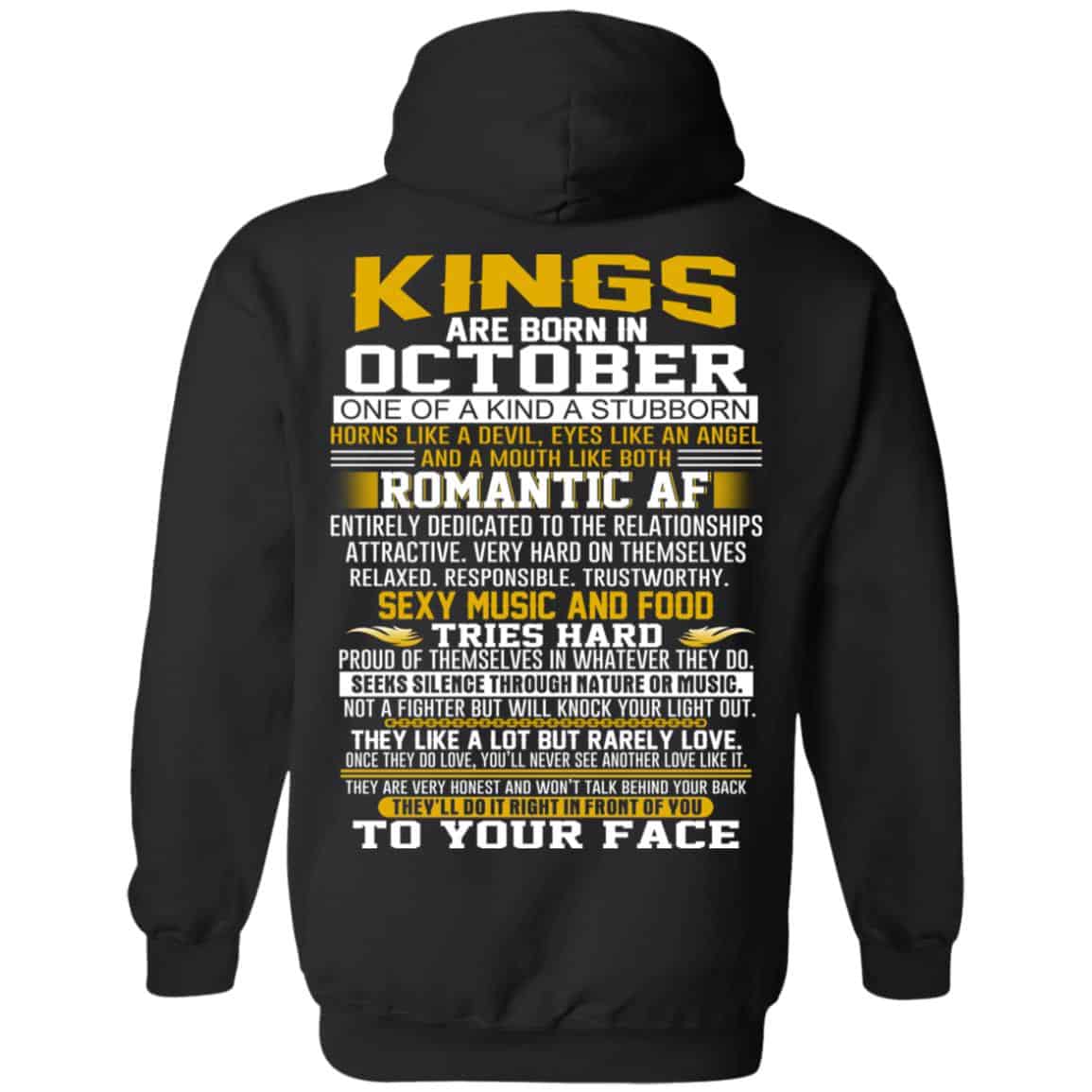 Kings Are Born In October One Of A Kind A Stubborn T-Shirts, Hoodie, Tank