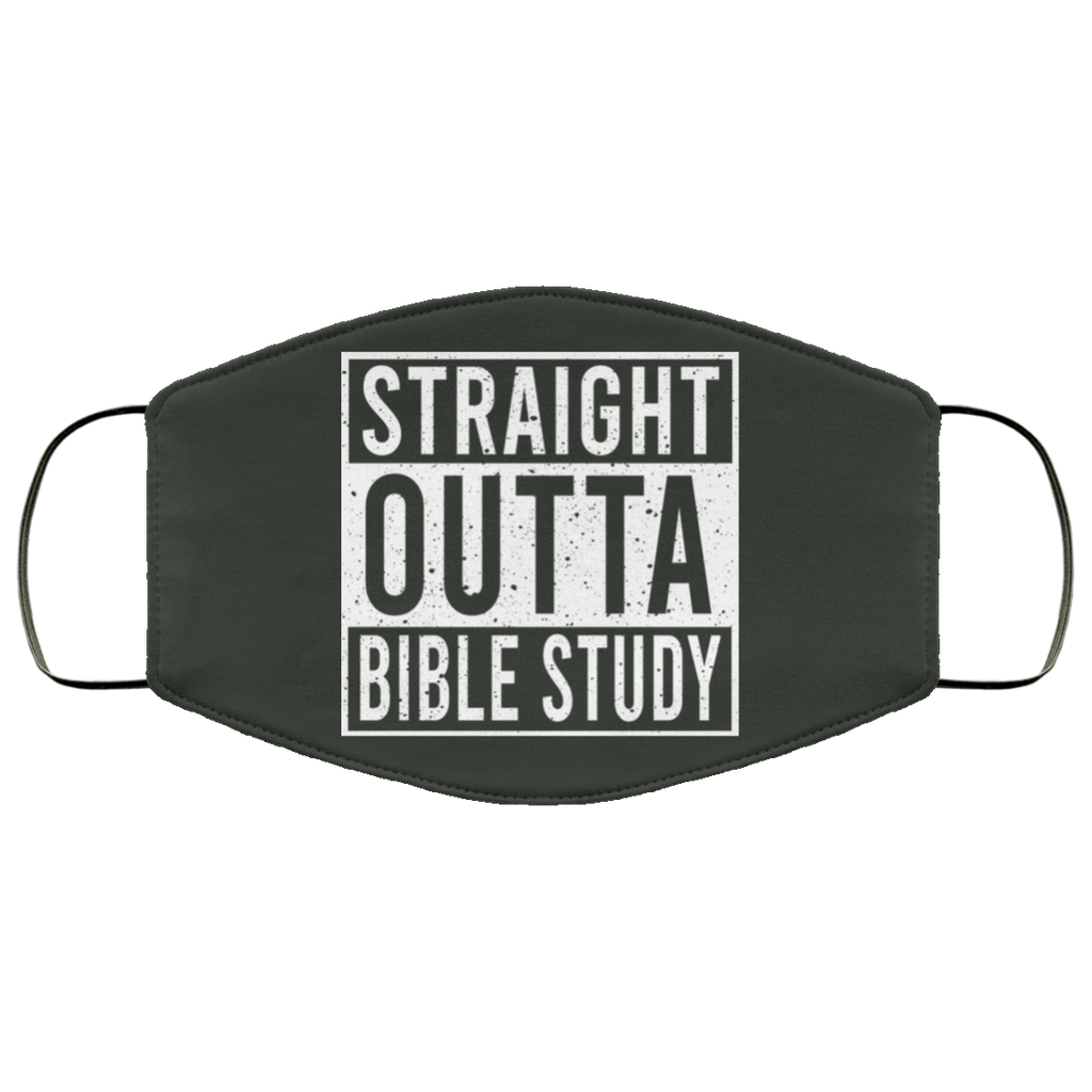 Straight Outta Bible Study Face Mask