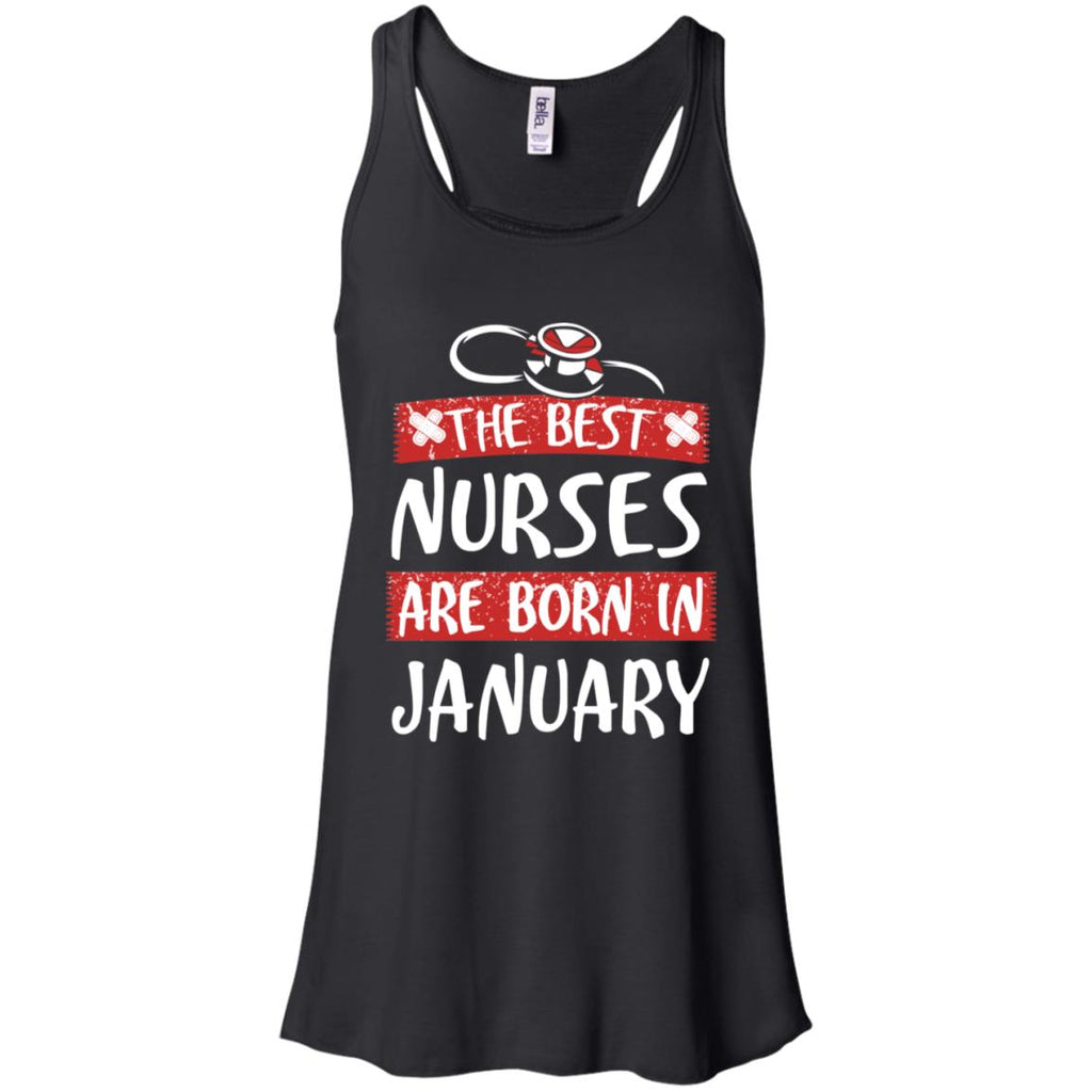The Best Nurses Are Born In January Birthday T-Shirts, Hoodie, Tank