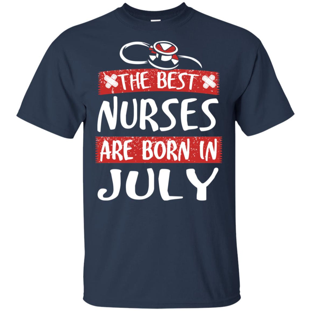 The Best Nurses Are Born In July Birthday T-Shirts, Hoodie, Tank