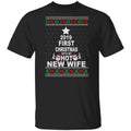 2019 First Christmas With My Hot New Wife Shirt, Hoodie, Tank