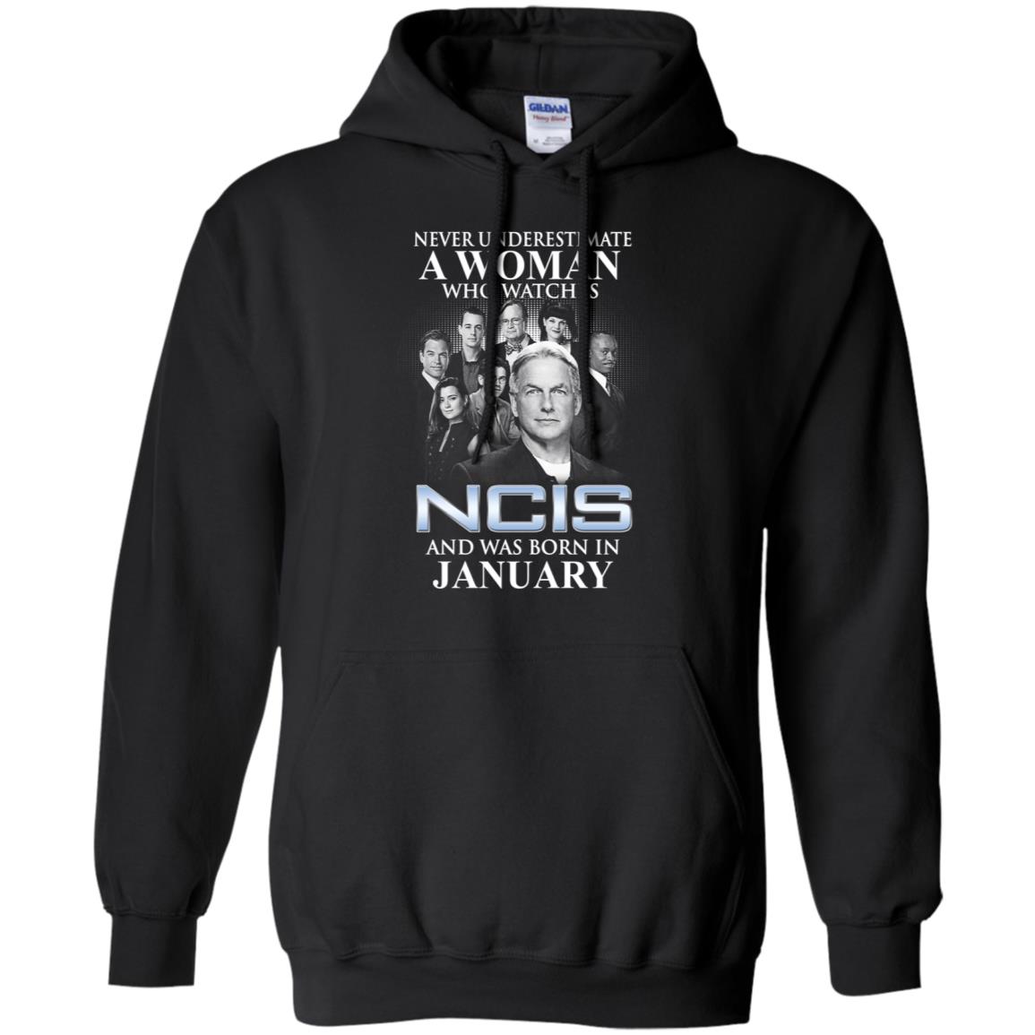 A Woman Who Watches NCIS And Was Born In January T-Shirts, Hoodie, Tank