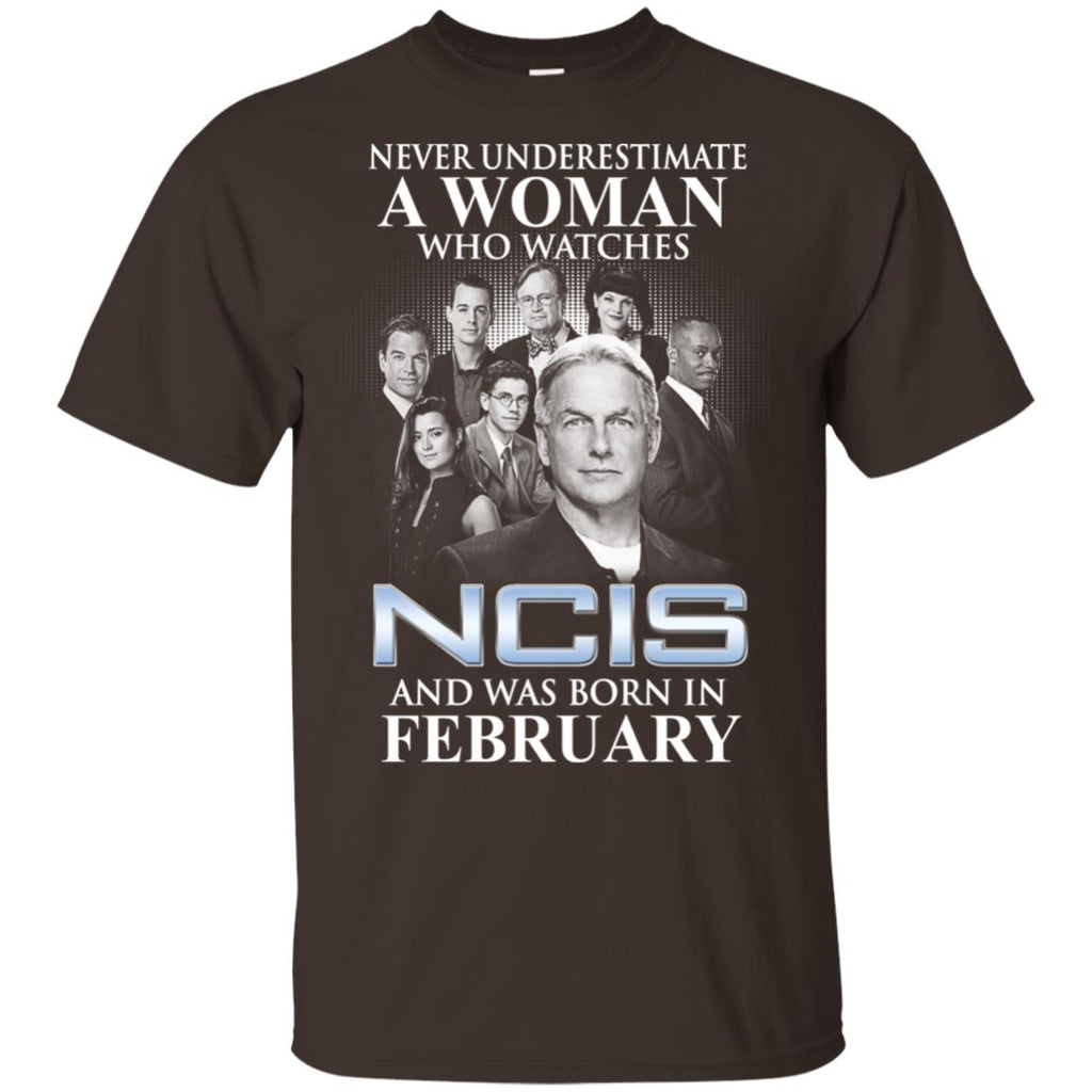A Woman Who Watches NCIS And Was Born In February T-Shirts, Hoodie, Tank