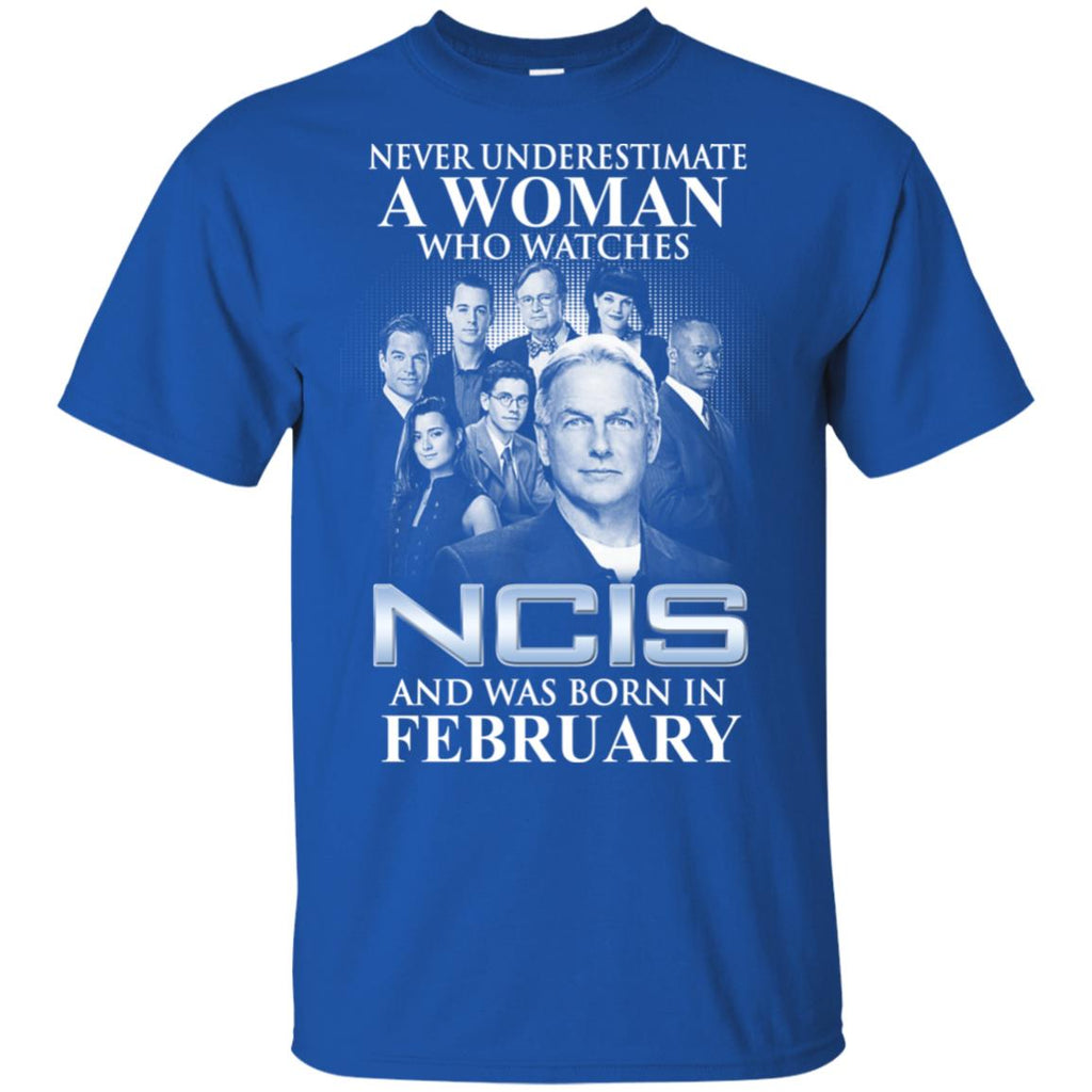 A Woman Who Watches NCIS And Was Born In February T-Shirts, Hoodie, Tank