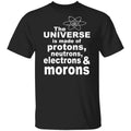 The Universe Is Made Of Protons Neutrons Electrons & Morons Shirt, Hoodie, Tank
