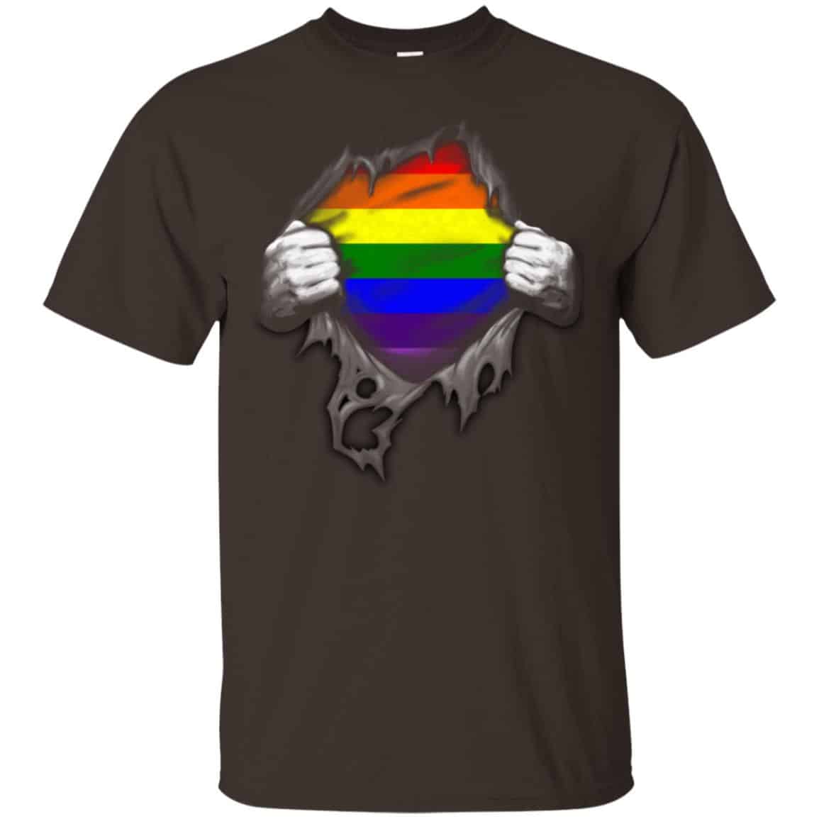 Rainbow Lesbian Gay Pride LGBT Super Strong T-Shirts, Hoodie, Tank